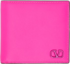 Valentino Garavani Pink VLogo Wallet