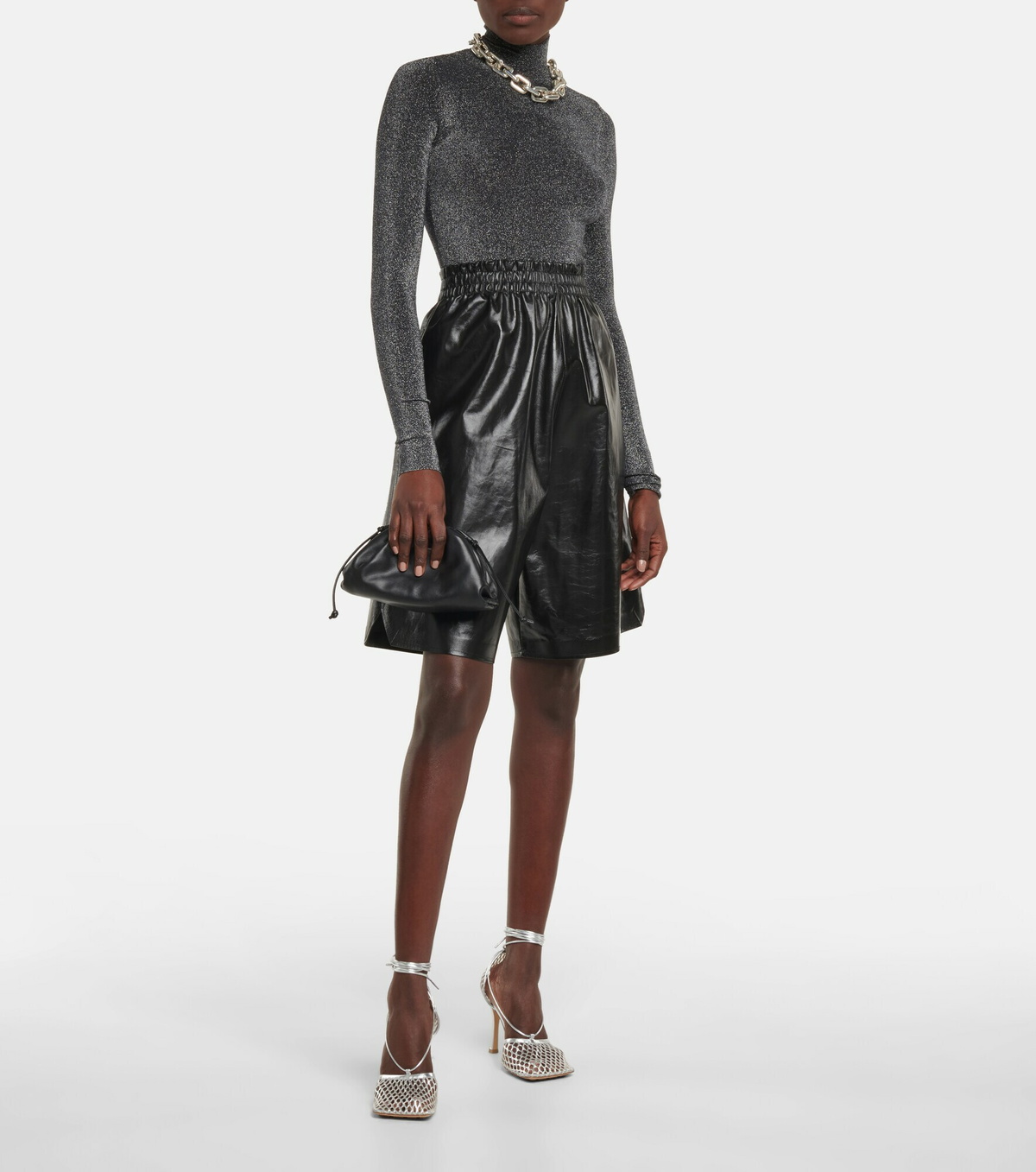 Bottega Veneta - Pouch Mini leather shoulder bag