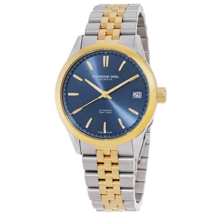 Photo: Raymond Weil Freelancer Automatic Blue Dial Mens Watch 2741-STP-50001