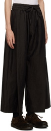 Jan-Jan Van Essche Brown Pleated Trousers