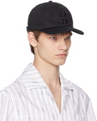 Ferragamo Black Gancini Baseball Cap