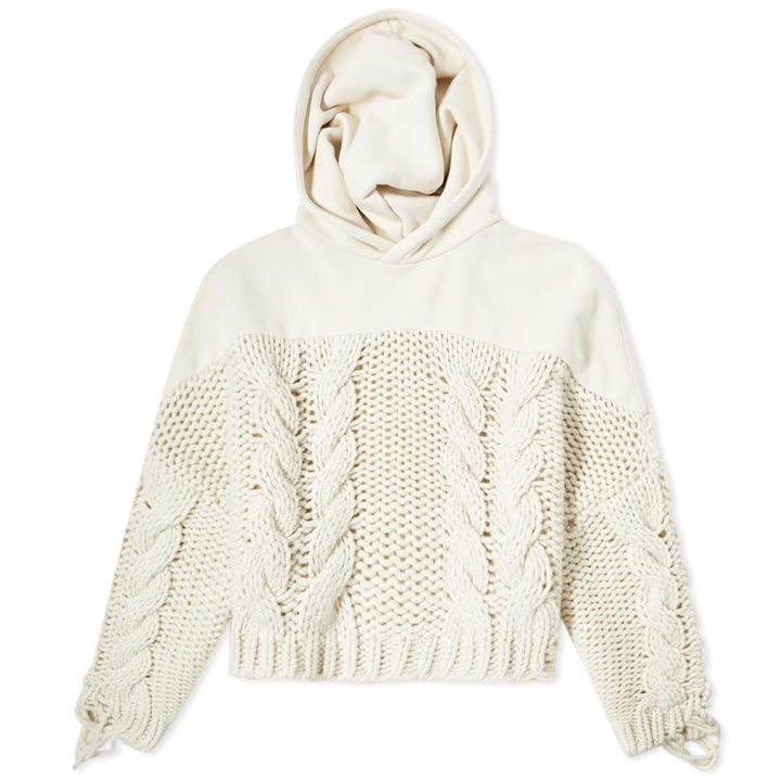 Photo: AMIRI Hybrid Knit Sweat Hoody