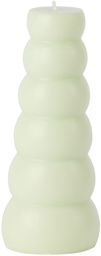 soft-geometry Green Tall Gola Candle