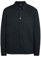Lestrange Coach Patch Pocket Stretch-cotton Overshirt Navy
