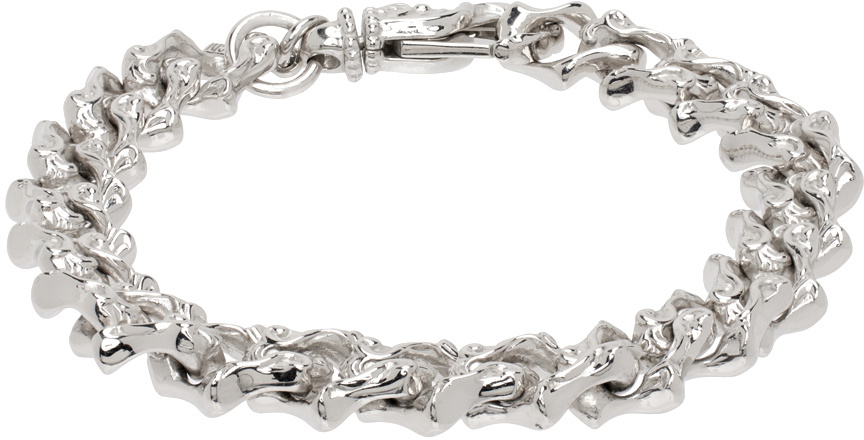 Emanuele Bicocchi Silver Arabesque Chain Bracelet Emanuele Bicocchi