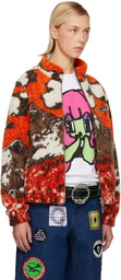 Chopova Lowena Orange CL Airlines Fleece Jacket