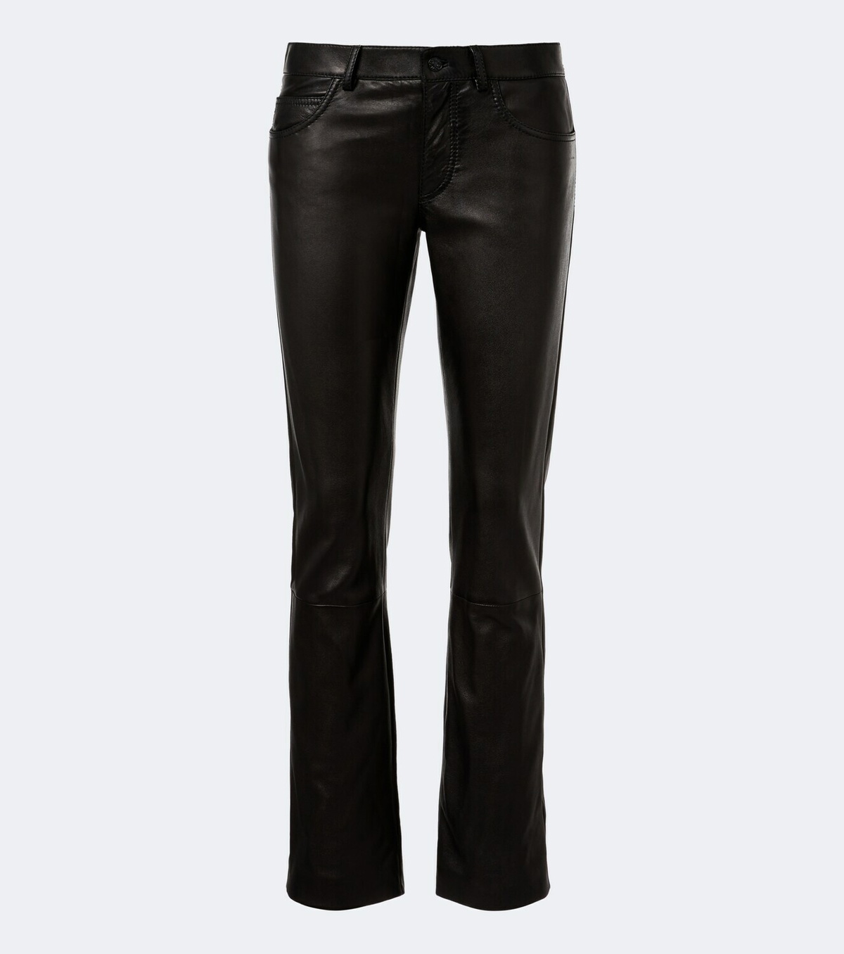 Gucci Leather straight pants