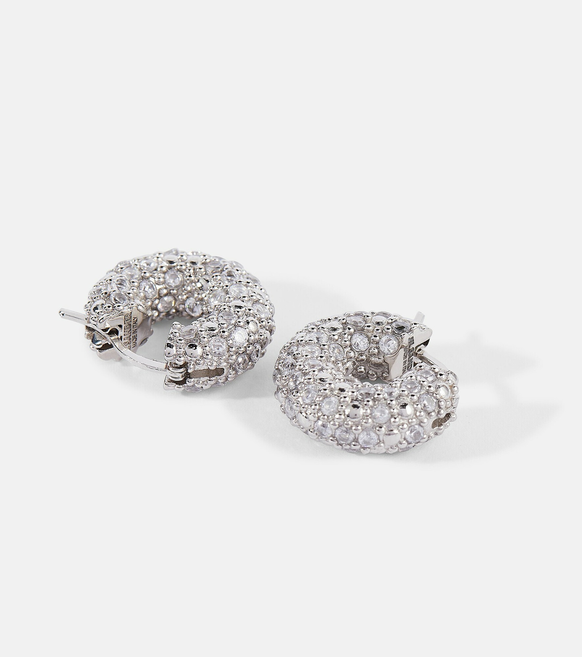ピアス JIL SANDER  Crystal-embellished hoop earrings Jil Sander - Crystal-embellished hoop earrings Jil Sander