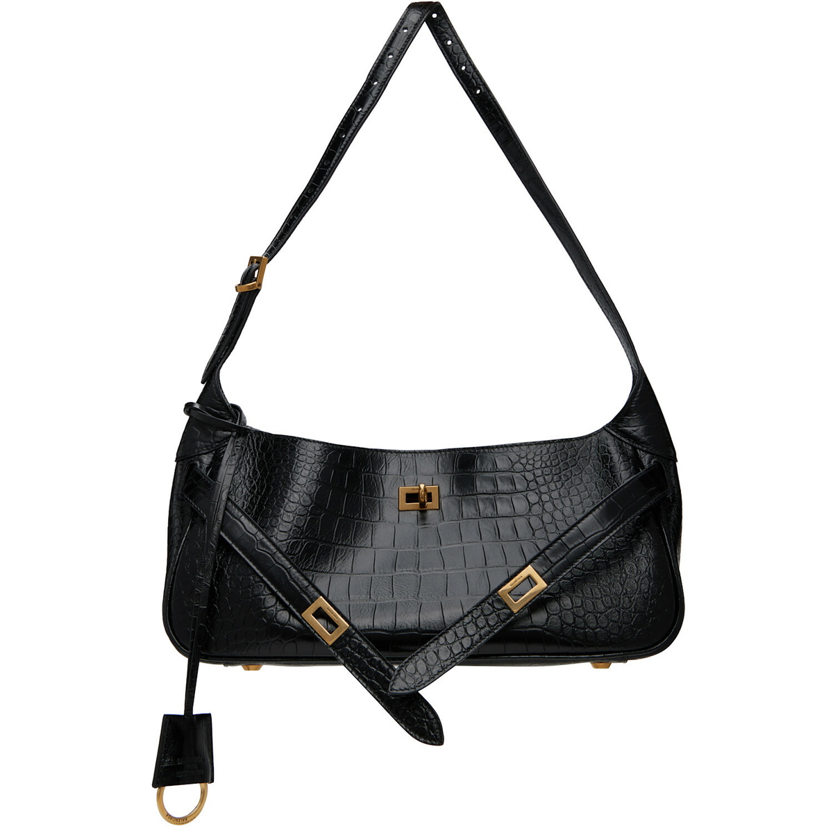 Balenciaga Black Bel Air S Shoulder Bag