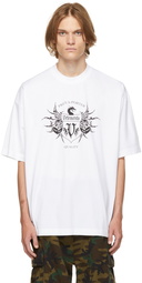 VETEMENTS White & Black Label Logo T-Shirt