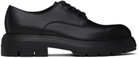 Ferragamo Black Chunky Lace Up Derbys