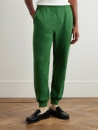 BODE - Tapered Cotton-Jersey Sweatpants - Green