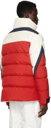 Perfect Moment White & Red Zeferino Down Jacket