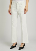Toteme Kick Flared-leg Denim Jeans Off White