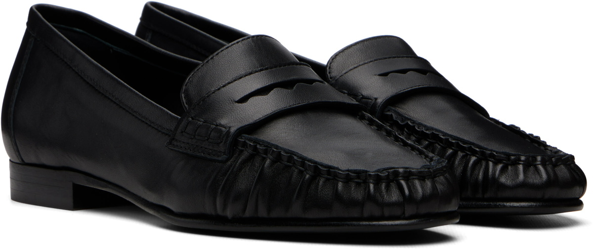 Aeyde Black Aldous Loafers