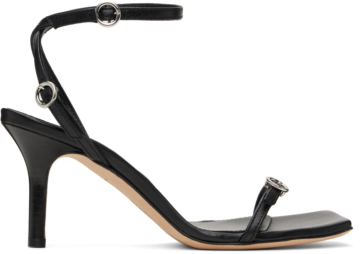 【関税込み】Aeyde ブラック Lissy ヒールサンダル Aeyde Black Lissy Heeled Sandals Aeyde
