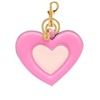 JW Anderson Women's x Run Hany Heart Keyring in Pink