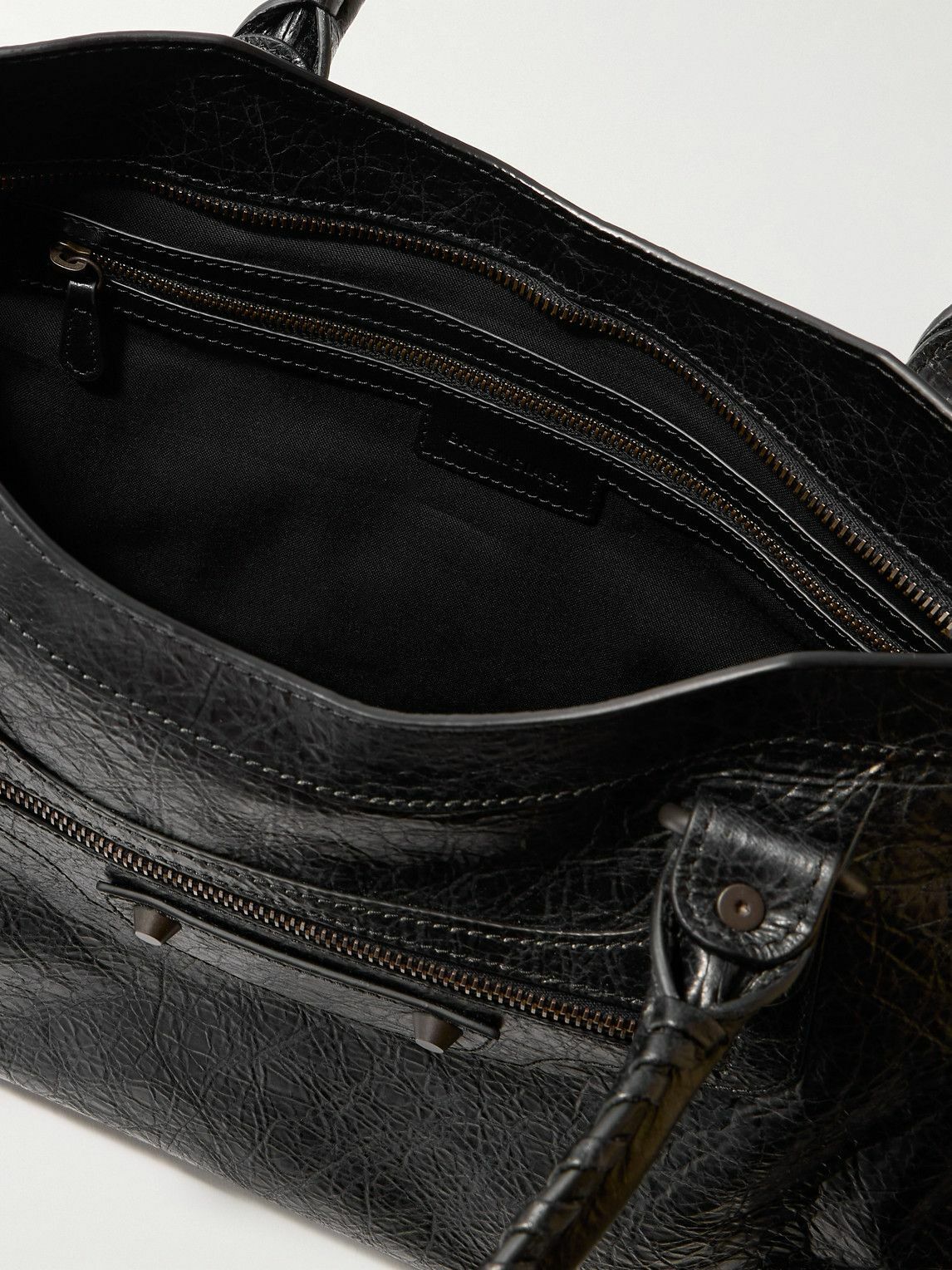 Balenciaga - Le City Medium Arena Textured-Leather Tote Bag
