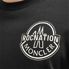 Moncler Men's Genius x Roc Nation Short Sleeve T Shirt in Black