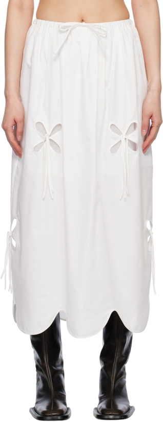 Photo: J.Kim White Petal Sun Maxi Skirt