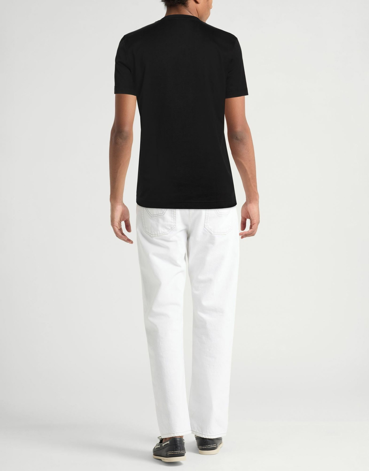 Kiton Mens T-shirt in Black