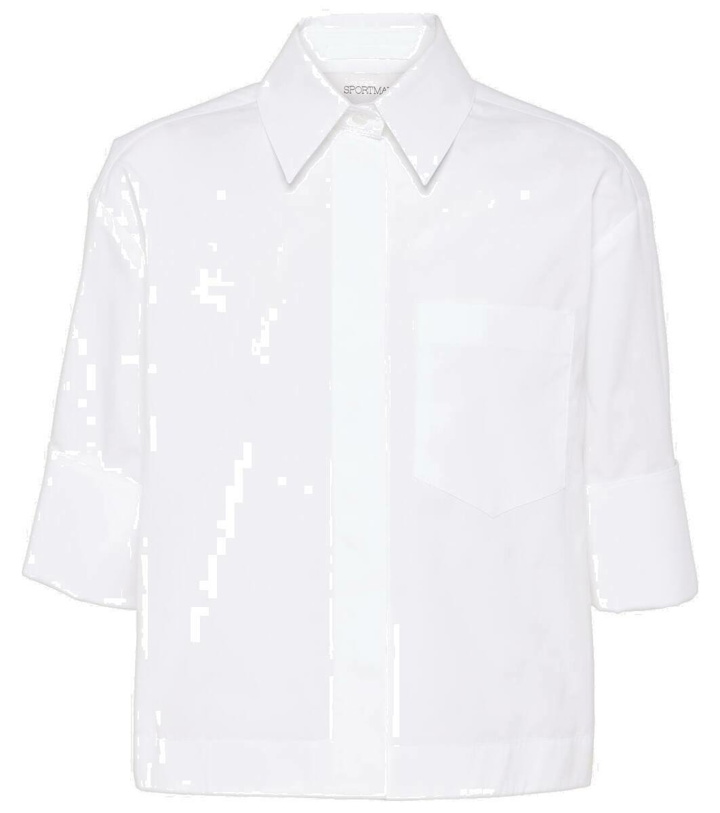 Photo: Sportmax Cotton poplin shirt