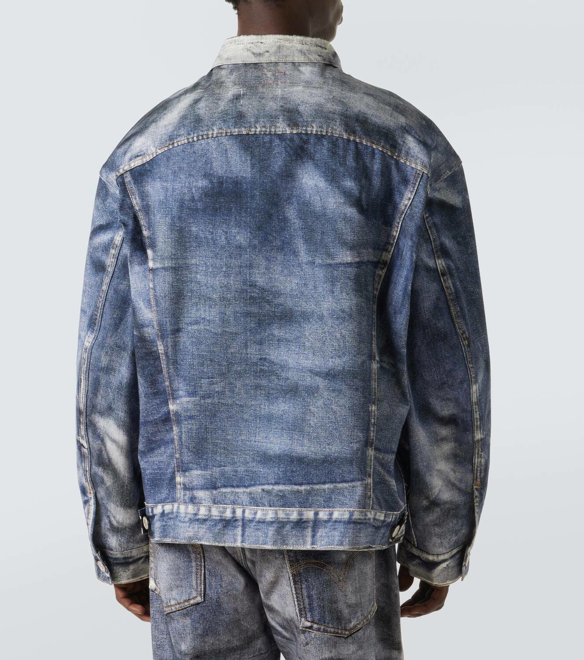 アウターその他 JUNYA WATANABE Junya Watanabe x Levi's shirt denim jacket Junya Watanabe x Levi's Selvedge Denim Jacket in Indigo | FWRD
