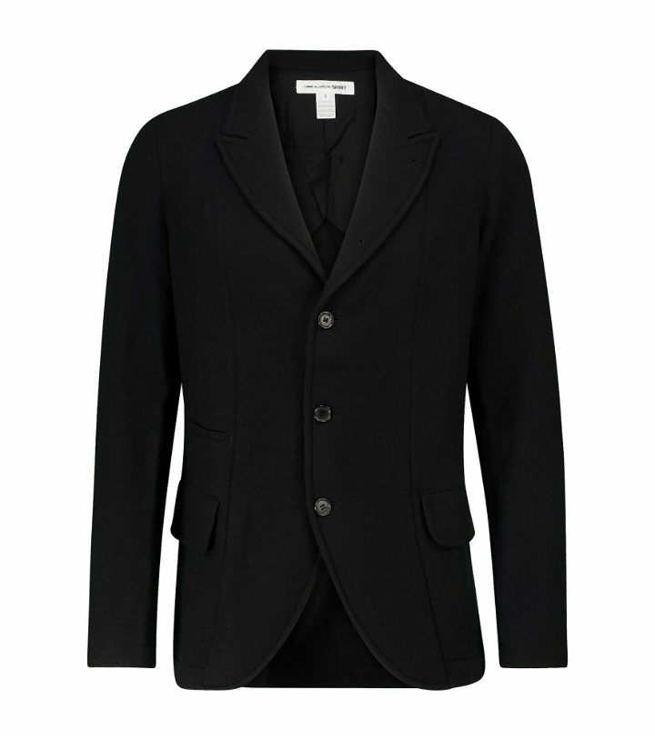 Photo: Comme des Garcons SHIRT - Single-breasted wool blazer