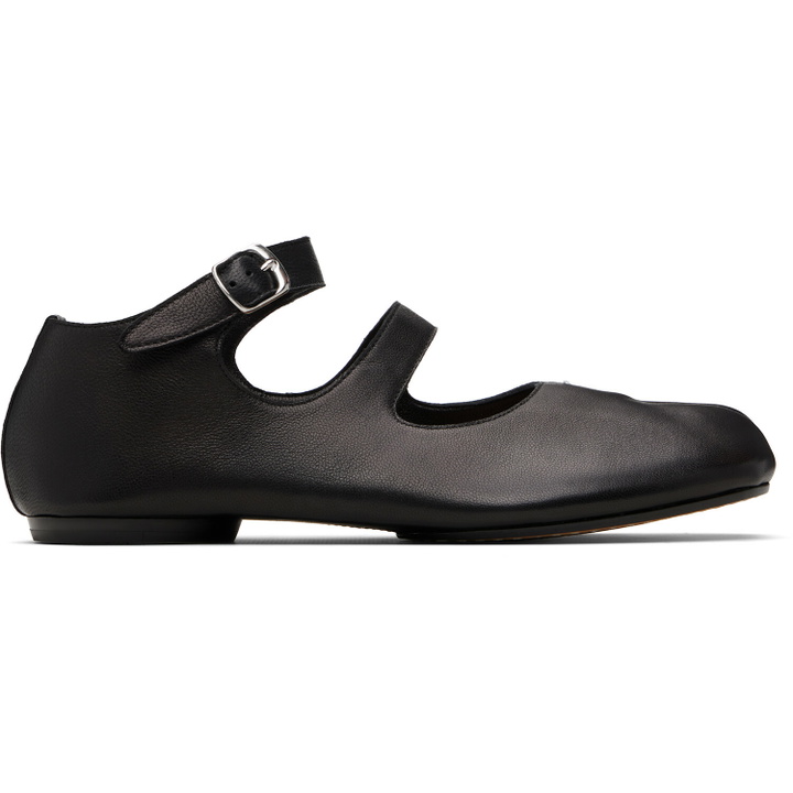 Photo: Maison Margiela Black Tabi Ballerina Flats