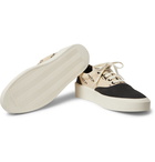 Fear of God - 101 Logo-Print Canvas and Nubuck Sneakers - Black