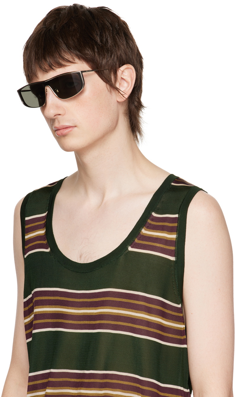 Saint Laurent Silver SL 605 Luna Sunglasses Saint Laurent