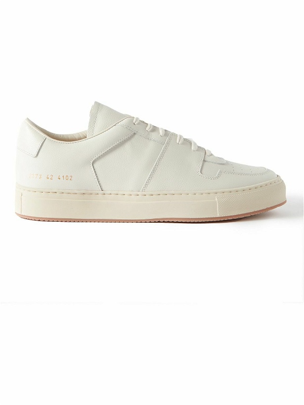 Photo: Common Projects - Decades Leather Sneakers - White