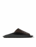 Bottega Veneta - Wave Intrecciato Leather Slides - Brown
