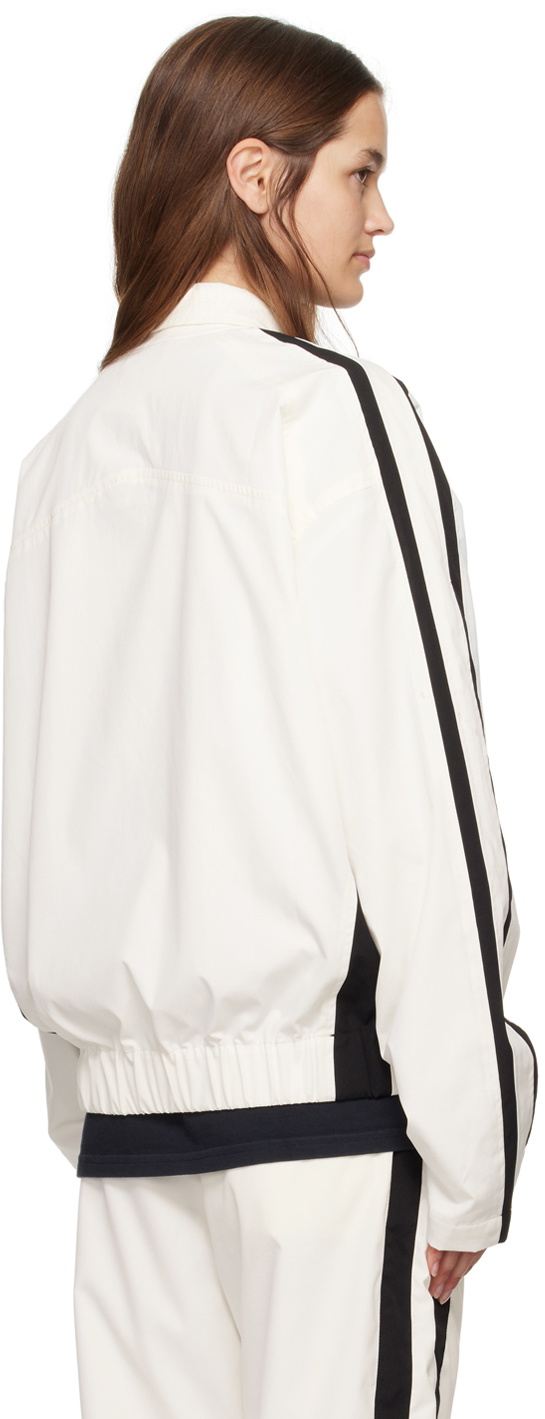 Rhude White & Black Ski Track Jacket