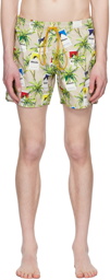 Rhude Multicolor Cigarette Swim Shorts