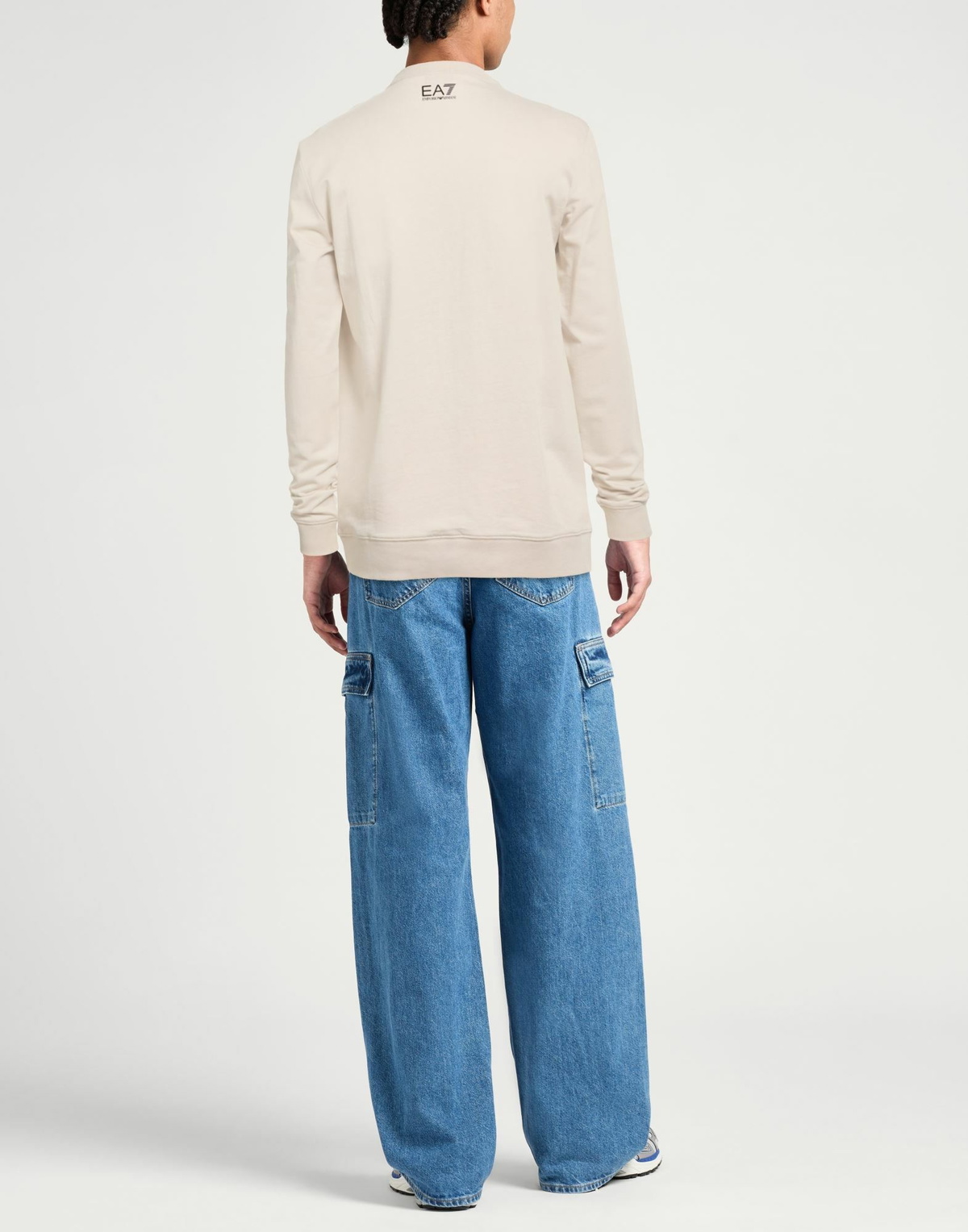 Ea7 Mens Sweatshirt in Beige