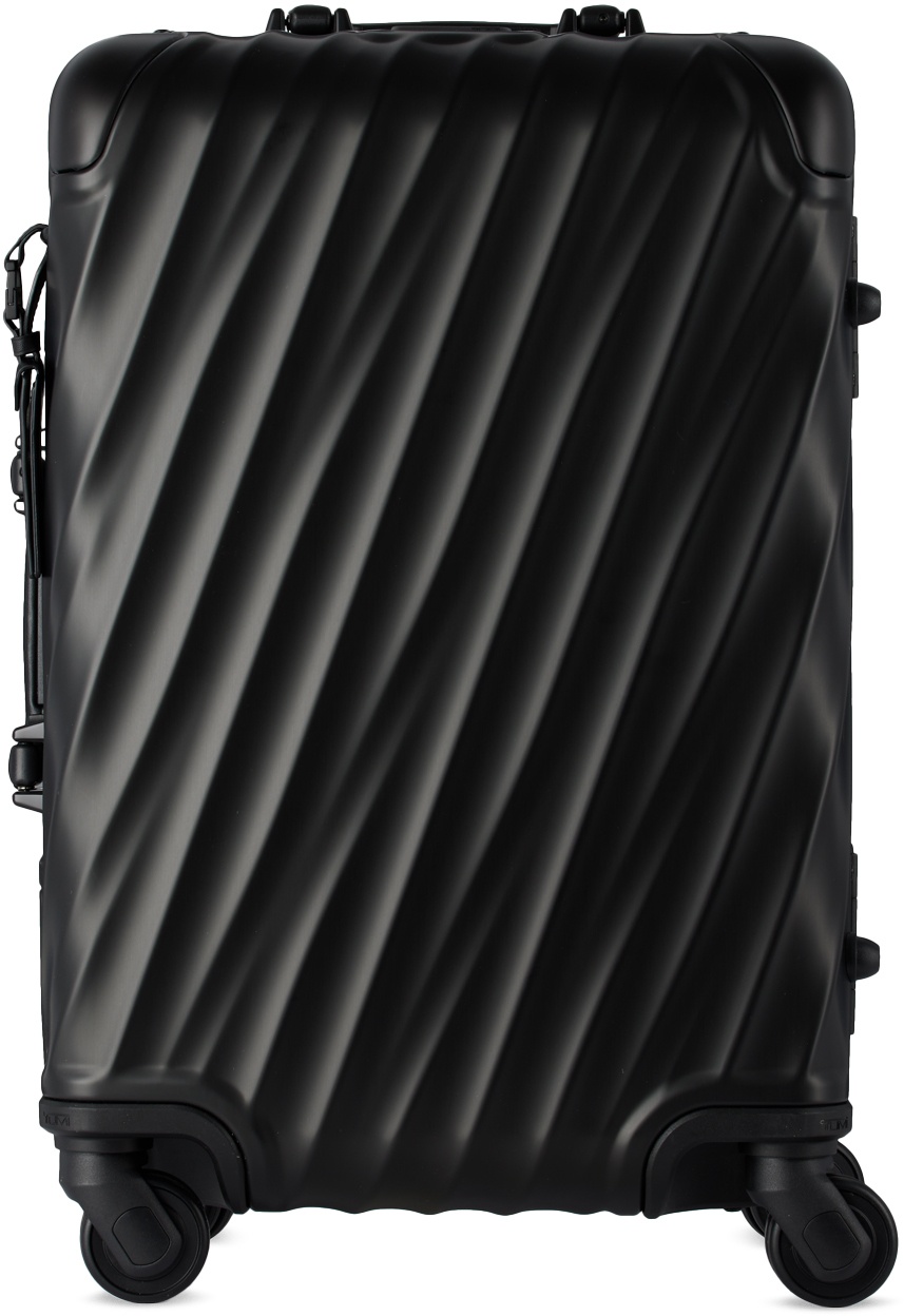 Photo: Tumi Black 19 Degree Aluminium International Carry-On Suitcase