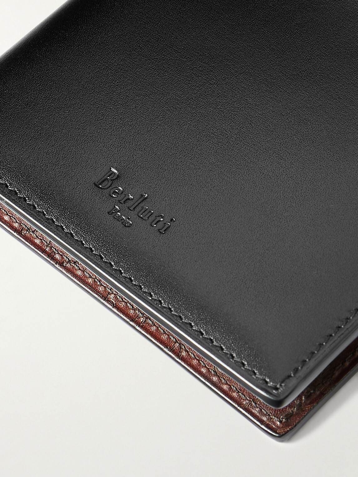 Berluti - Makore Venezia Leather Billfold Wallet