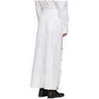 3.1 Phillip Lim White Belted Utility Snap Trousers