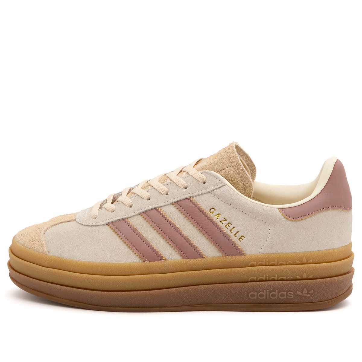 adidas GAZELLE BOLD W ブラウン/ピンク adidas Gazelle Bold Shoes - Brown | Free Shipping with