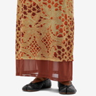Miaou Women's Topanga Skirt in Orange Lace