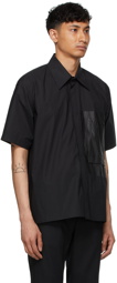 Cornerstone Black Pocket Detail Short Sleeve Shirt