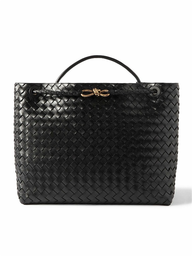 Photo: Bottega Veneta - Large Andiamo Intrecciato Leather Messenger Bag