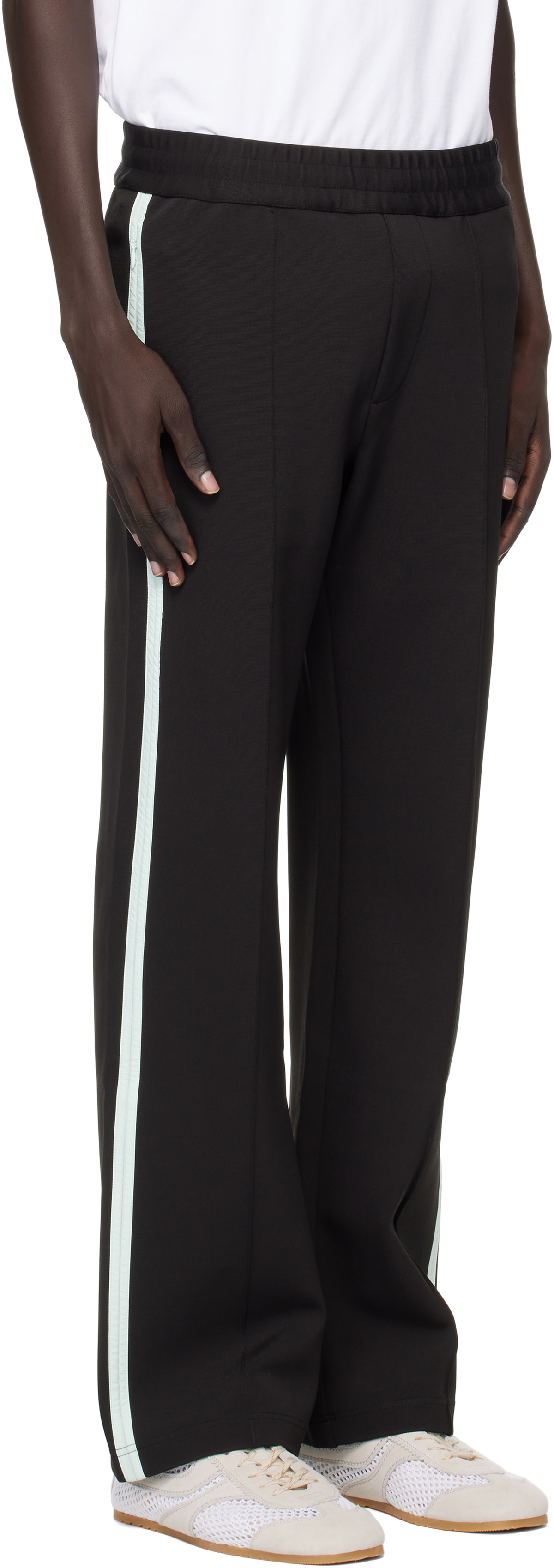 Casablanca Black Tech Nylon Trim Sweatpants