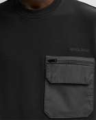 WOOLRICH BLACK LABEL - TECH FLEECE CREWNECK Black Mens Sweatshirt