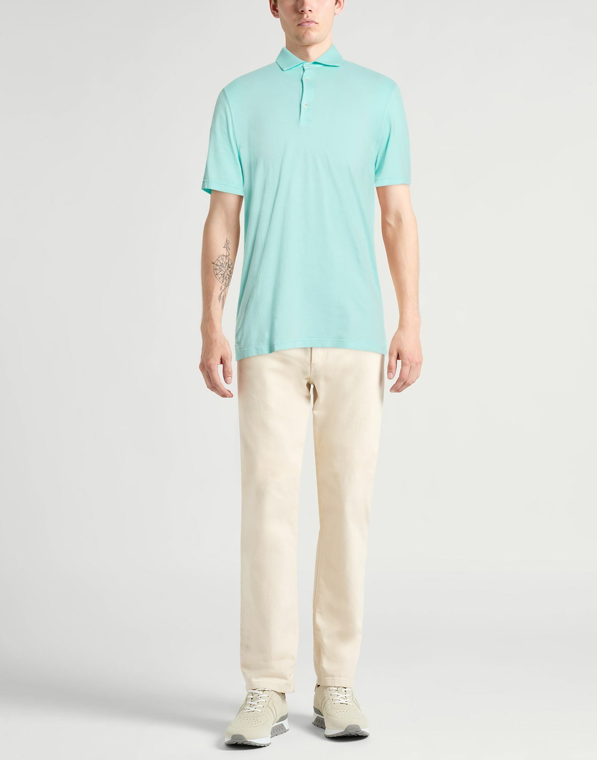 Fedeli Mens Polo shirt Turquoise