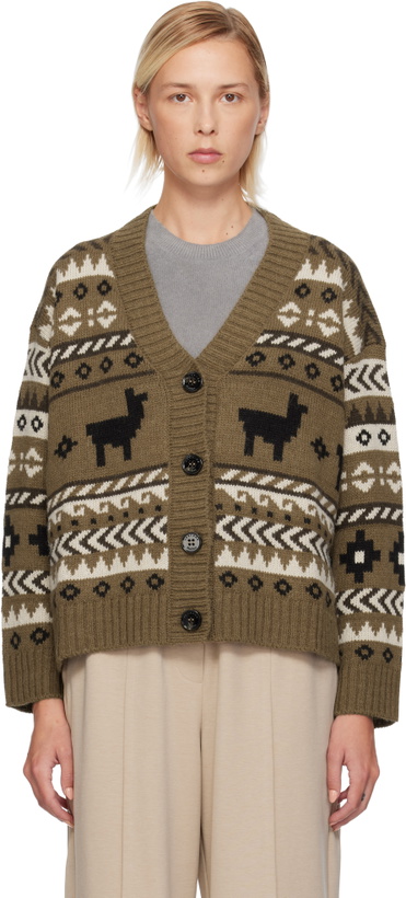 Photo: Weekend Max Mara Brown Ovatta Cardigan