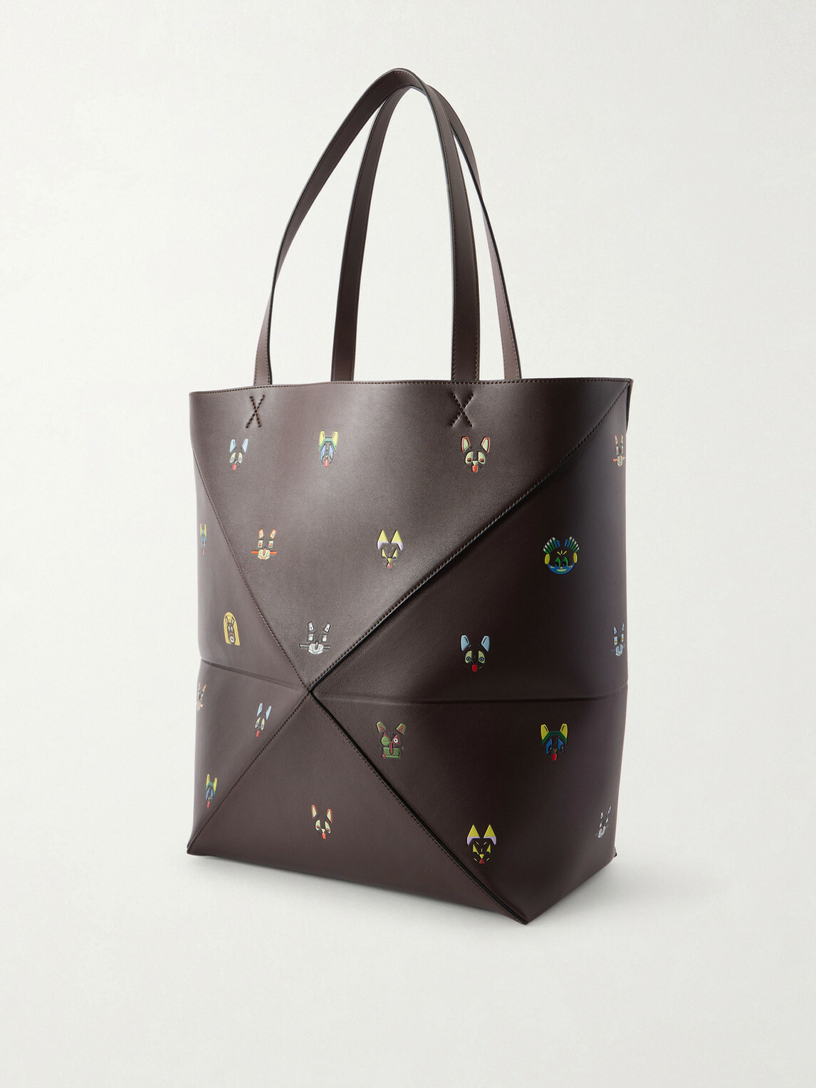 LOEWE - Louis Wain Puzzle Fold XL Leather Tote Bag