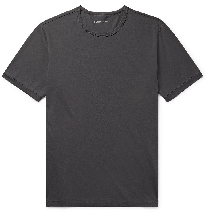 Photo: Outerknown - Organic Cotton-Jersey T-Shirt - Gray
