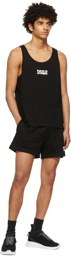 Dsquared2 Black Mesh Logo Shorts